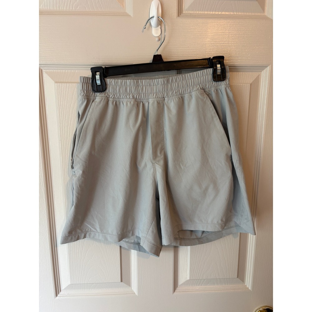 Lululemon Pace Breaker Linerless Shorts Light Grey LM7B86S Size Small